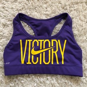 NIKE dri fit sports bra